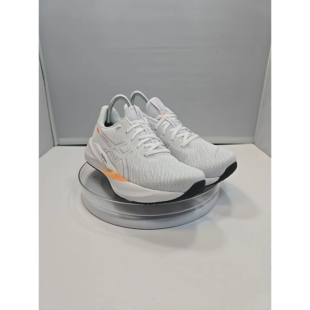WOMENS 9.5 ASICS Versablast 4 Running Training Shoe White Light Ube 1012B775-100 - Picture 2 of 16